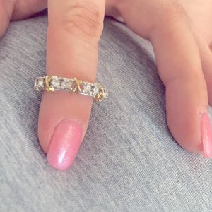 Two tone eternity band